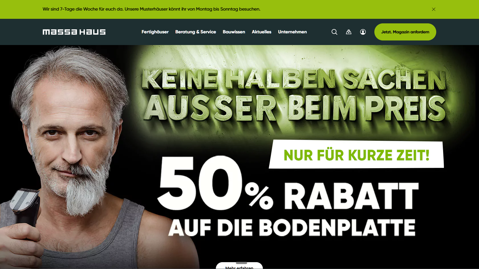 Screenshot massa-haus.de